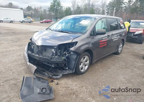 2020 Toyota Sienna L из США, поврежденный, VIN 5TDZZ3DC8LS078255